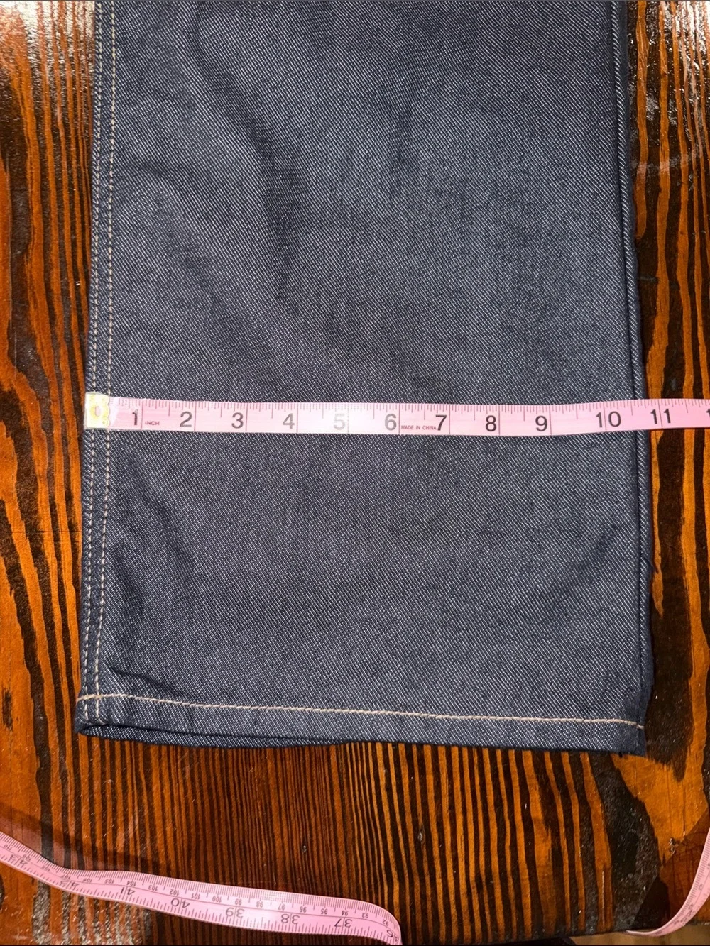 Lewkin women’s Dark Blue Wide-Leg Jeans size small 28 waist - Picture 7 of 8